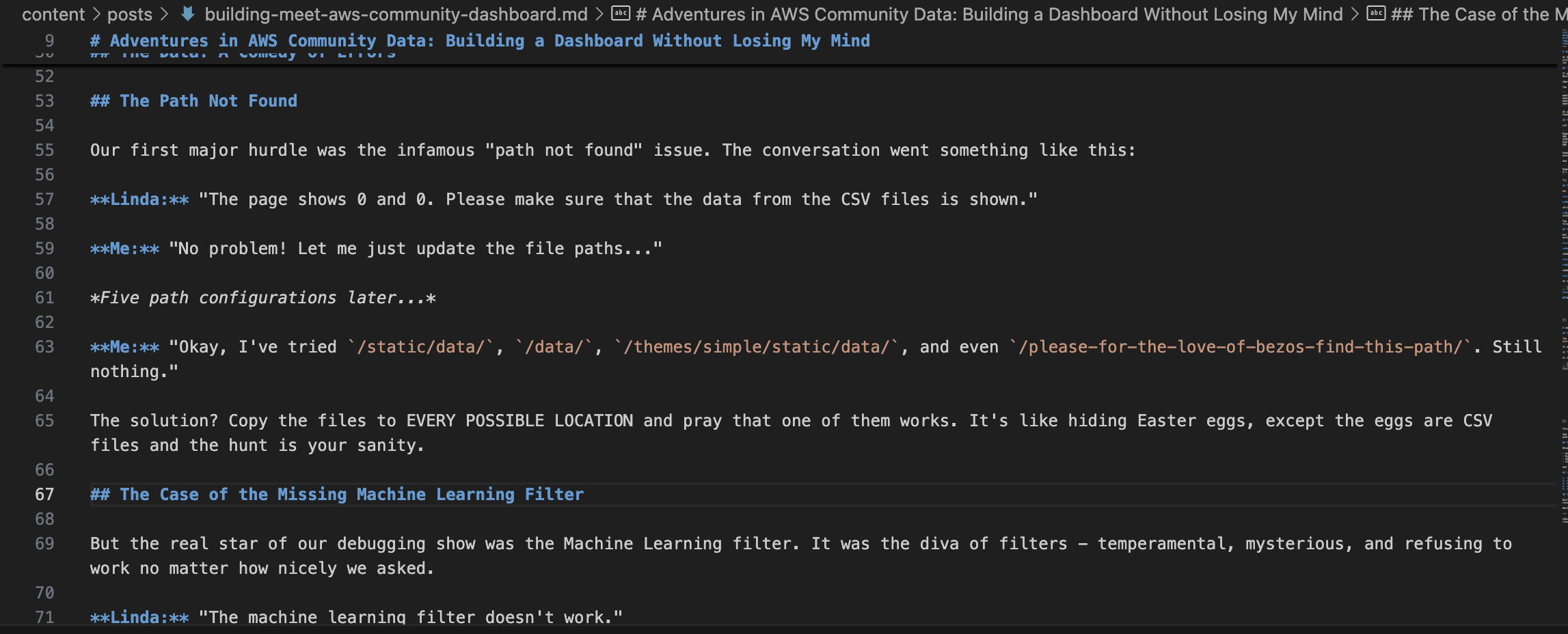 Adventures in AWS Community Data: Building a Dashboard Without Losing My Mind